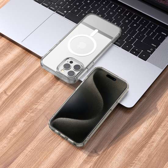 Pad Caricabatterie agnetico di ricarica wireless trasparente veloce da