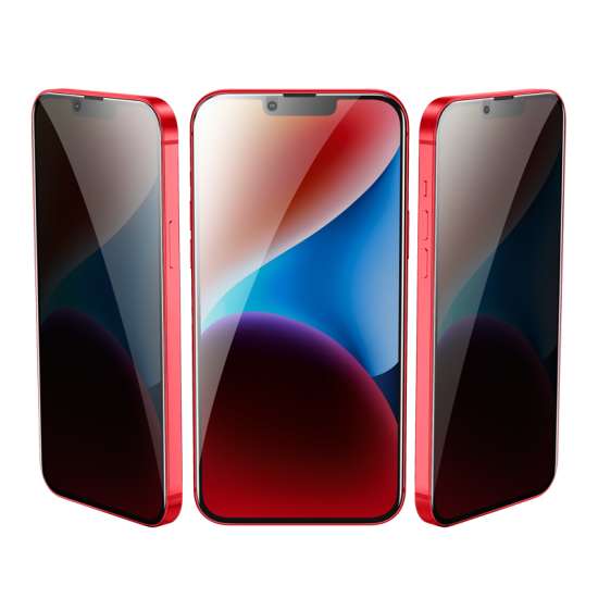 2 pellicole protettive per la privacy glitterate per iPhone 13 Pro